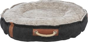 Trixie be nordic hondenmand fohr rond soft zwart / zand 50x50x10 cm