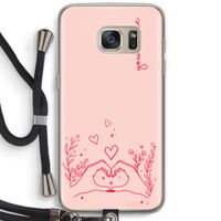 Love is in the air: Samsung Galaxy S7 Transparant Hoesje met koord