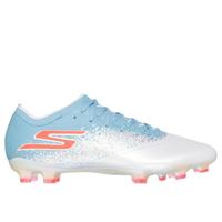 Skechers Razor 1.5 Elite Gras Voetbalschoenen (FG) Wit Blauw Oranje