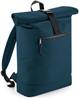 Atlantis BG286 Recycled Roll-Top Backpack - Petrol - 32 x 44 x 13 cm