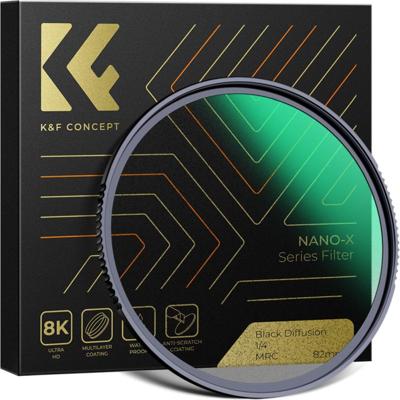 K&F Concept 1/4 Black Mist Filter Nano X - 58mm