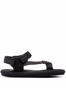 Tommy Jeans sandales Essentiel Sporty à bout ouvert - Noir