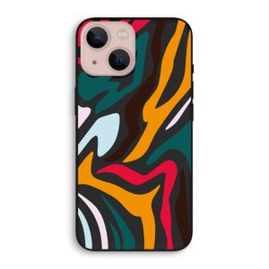 Colored Zebra: iPhone 13 mini Biologisch afbreekbaar hoesje