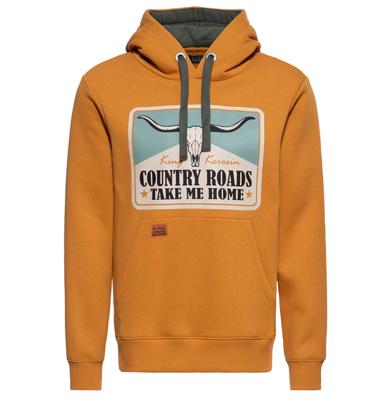 King Kerosin Country Roads Hoodie Orange-2XL