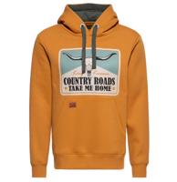King Kerosin Country Roads Hoodie Orange-L