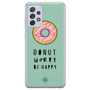 Samsung Galaxy A72 siliconen hoesje - Donut worry