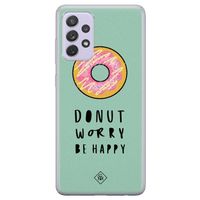 Samsung Galaxy A72 siliconen hoesje - Donut worry