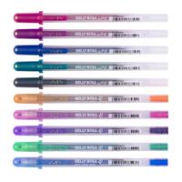 Gelschrijver sakura gelly roll gold silver shadow | 6 stuks