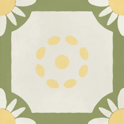JOS. Hidro VLtegel Decor 197X197 Teatime Lime 8.3mm Mat