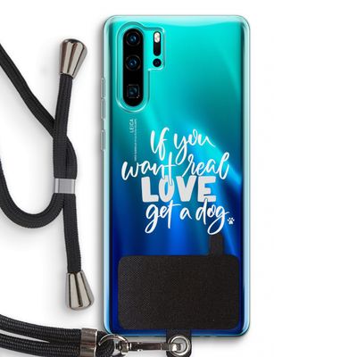 Partner in crime: Huawei P30 Pro Transparant Hoesje met koord