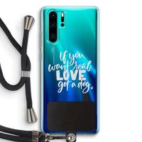 Partner in crime: Huawei P30 Pro Transparant Hoesje met koord