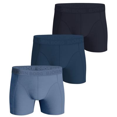 Bjorn Borg boxershorts cotton stretch 3-pack blauw