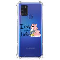 Samsung Galaxy A21s Stevig | Bumper Hoesje | i Can