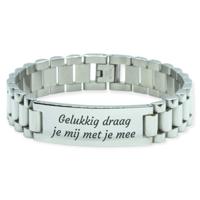 Magneet Armband - Multischakel + eigen tekst