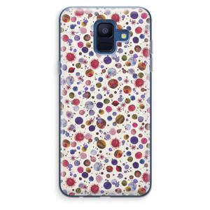 Planets Space: Samsung Galaxy A6 (2018) Transparant Hoesje