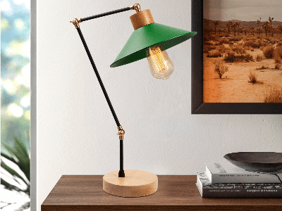 Tafellamp MANORIA 1 lamp groen