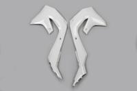 UFO PLAST Radiator covers ufo kawasaki white