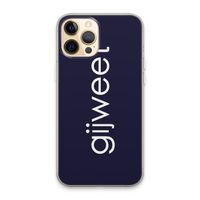 Gijweet: iPhone 13 Pro Max Transparant Hoesje