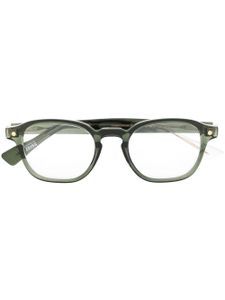 Snob lunettes de vue carrées à verres teintés amovibles - Vert