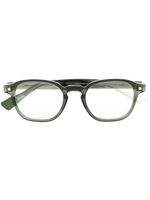 Snob lunettes de vue carrées à verres teintés amovibles - Vert