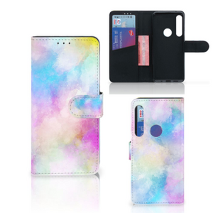 Hoesje Motorola One Action Watercolor Light