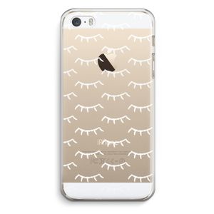 Wimpers: iPhone 5 / 5S / SE Transparant Hoesje
