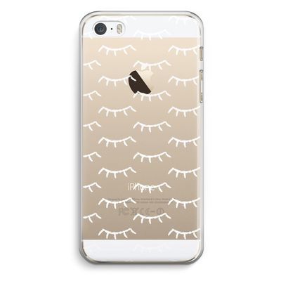 Wimpers: iPhone 5 / 5S / SE Transparant Hoesje