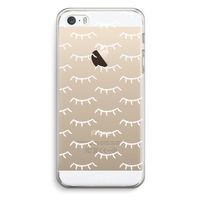 Wimpers: iPhone 5 / 5S / SE Transparant Hoesje