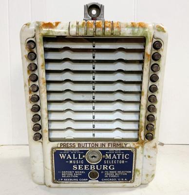 Seeburg WS-2Z Wall O Matic Wall Box Marble - Origineel
