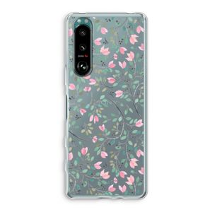 Sierlijke bloemen: Sony Xperia 5 III Transparant Hoesje