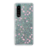 Sierlijke bloemen: Sony Xperia 5 III Transparant Hoesje