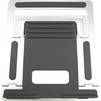 Inter-Tech NBS-100 Notebookstandaard Zwart, Zilver - thumbnail
