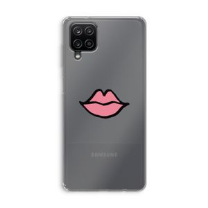 Kusje: Samsung Galaxy A12 Transparant Hoesje