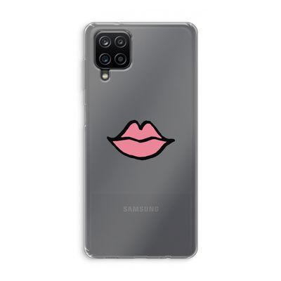 Kusje: Samsung Galaxy A12 Transparant Hoesje