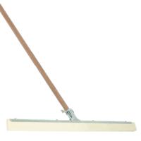 Betra Vloertrekker/douchetrekker voor water - metaal/rubber - 45 cm - met houten steel 130 cm