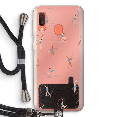 Dancing #3: Samsung Galaxy A20e Transparant Hoesje met koord