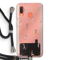 Dancing #3: Samsung Galaxy A20e Transparant Hoesje met koord