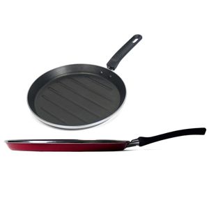 Aluminium grillpan met anti-aanbak laag 28 cm