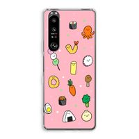 Happy bento friends: Sony Xperia 1 III Transparant Hoesje
