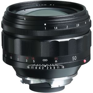 Voigtländer Nokton 50mm F/1 ASPH Leica M Mount zwart