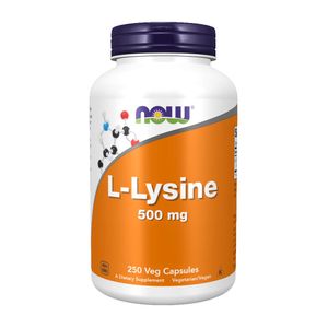 L-Lysine 500mg Now Foods 250caps