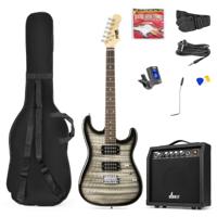 Max GigKit Superstrat Elektrische gitaar met 40 Watt versterker en