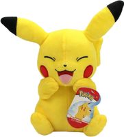 Pokemon Pluche - Pikachu Happy (Wicked Cool Toys) (20cm) - thumbnail
