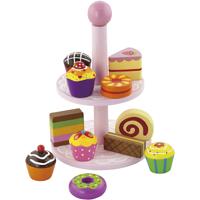 VIGA cupcakes met taartplateau, afm 25,5 cm, 1 set
