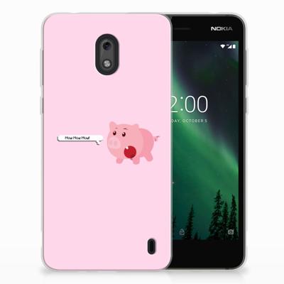 Nokia 2 Telefoonhoesje met Naam Pig Mud Nokia 2 Telefoonhoesje met Naam Pig Mud