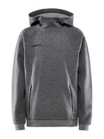 Craft 1910899 Core Soul Hood Sweatshirt Jr - DK Grey Melange - 122/128
