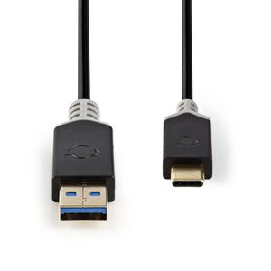 Nedis CCBW61600AT10 Kabel Usb 3.1 Type-c Male - A Male 1,0 M Antraciet