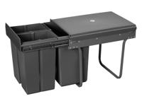 LIVARNO home Inbouw prullenbak (2 x 9, 1 x 20 liter)