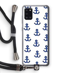 Ankers: Samsung Galaxy A31 Transparant Hoesje met koord