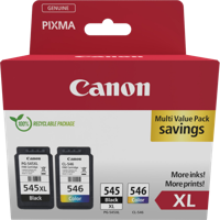 Canon 8286B006 inktcartridge 2 stuk(s) Origineel Hoog (XL) rendement Zwart, Cyaan, Geel, Magenta - thumbnail